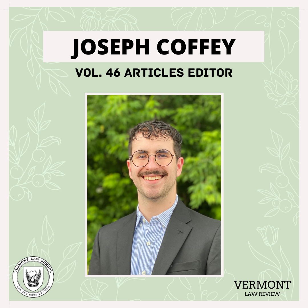 About Us Vermont Law Review